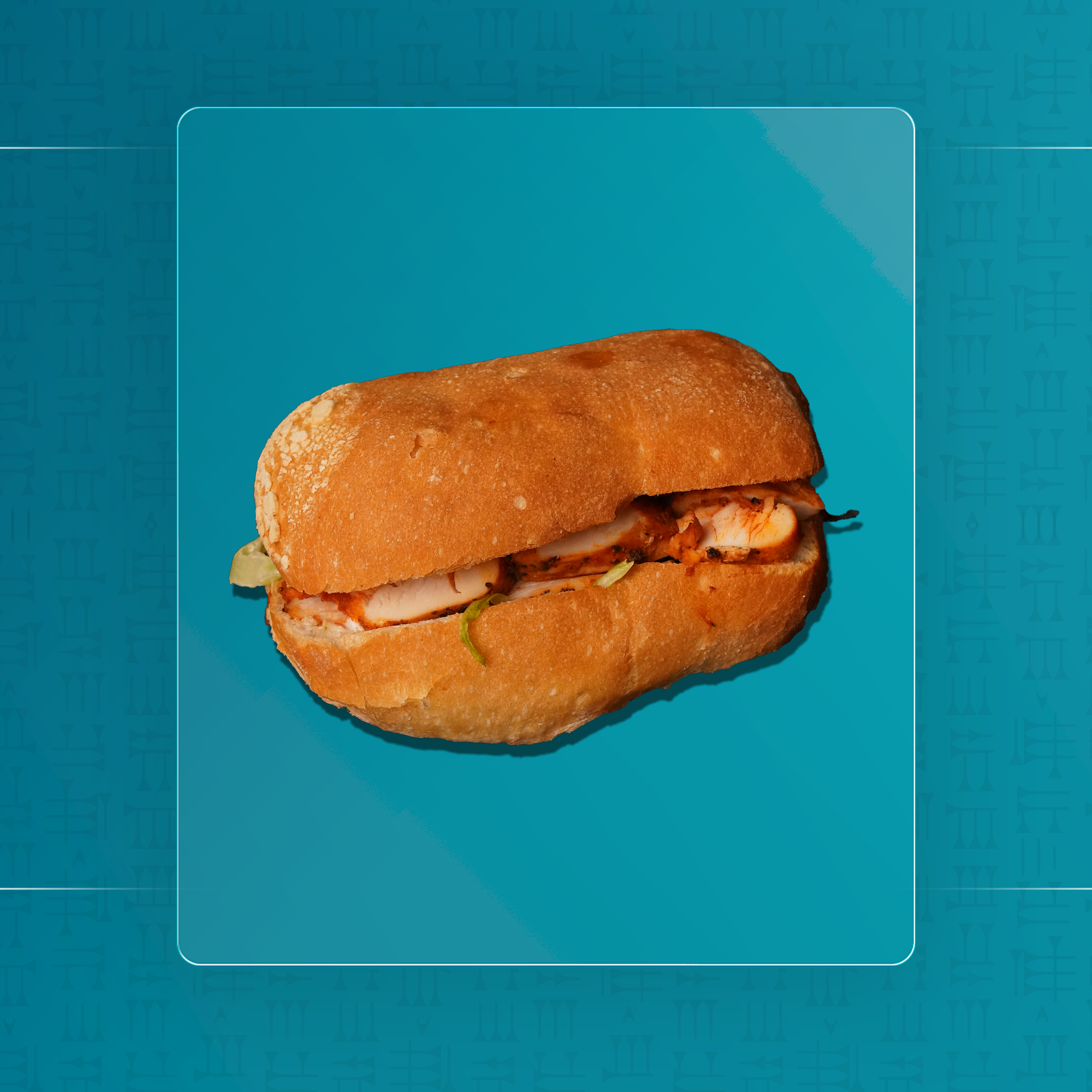 ساندويش شاباتا بالدجاج مشوي